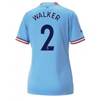 Manchester City Kyle Walker #2 Hjemmebanetrøje Dame 2022-23 Kortærmet